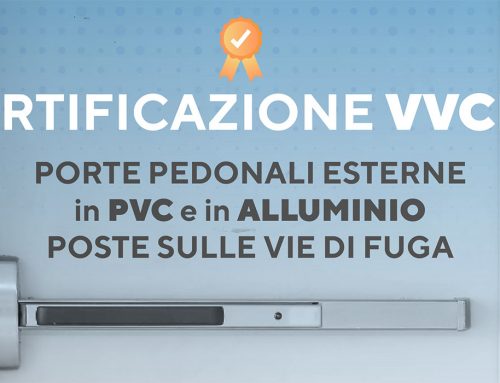 Certificazione VVCP1 Porte pedonali esterne